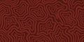 A dense pattern with many thin lines on a reddish-brown background Royalty Free Stock Photo